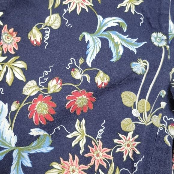 Anne Taylor Petite Factory Floral Cropped pants size 2P - Picture 6 of 12